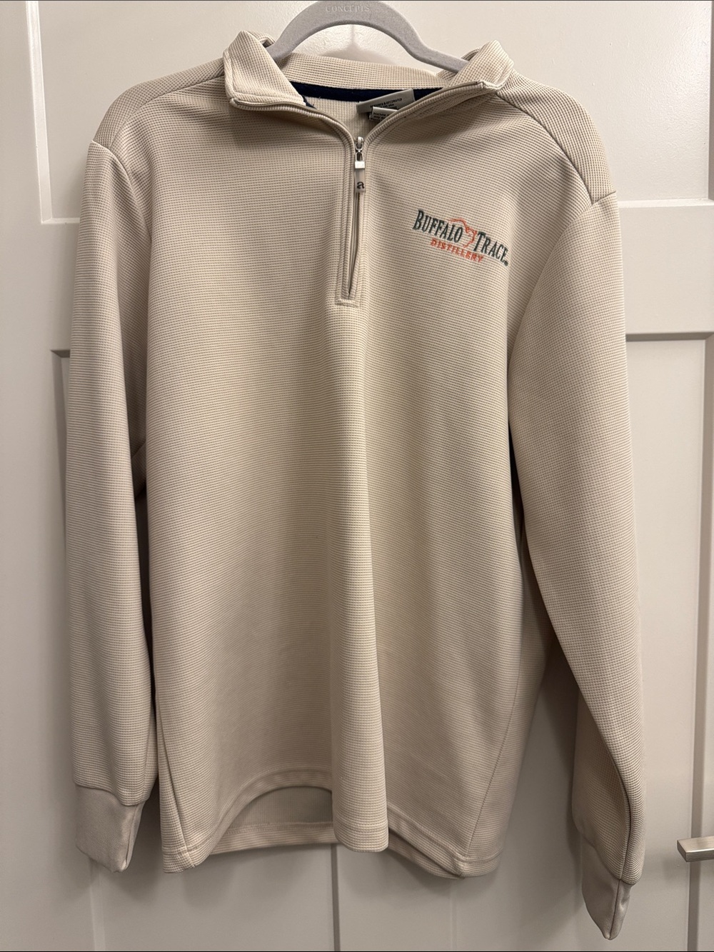 Buffalo David Bitton Cream Quarter-Zip Pullover